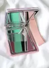 Karışık Renk Simli Kelebek Figürlü Cep Aynası/ Anahtarlık