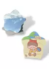 Karışık Renk Sweet Yazılı Çocuk Figürlü Masa Aynası
