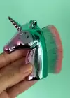 Karışık Renk Unicorn Figürlü Allık/Makyaj Fırçası