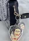 Karışık Renkli Frida Kahlo Figürlü Anahtarlık