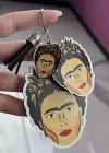 Karışık Renkli Frida Kahlo Figürlü Anahtarlık