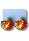 Karışk Renk Sallantılı Küpe (Çift)