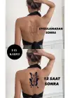 Kelebek Figürlü 12 Saat Sonra Kararan Geçici Dövme Tattoo