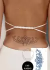 Kelebek Figürlü 12 Saat Sonra Kararan Geçici Dövme Tattoo