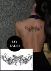 Kelebek Figürlü 12 Saat Sonra Kararan Geçici Dövme Tattoo