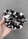 Koyu Kahve Renk Leopar Desenli Simit Toka