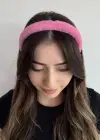 Koyu Pembe Renk Peluş Taç