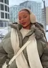 Krem Renk Peluş Kulaklık