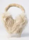 Krem Renk Peluş Kulaklık