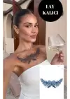 Kurdele Figürlü 12 Saat Sonra Kararan Geçici Dövme Tattoo
