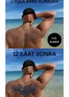 Kurukafa Figürlü 12 Saat Sonra Kararan Geçici Dövme Tattoo