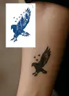 Kuş Figürlü 12 Saat Sonra Kararan Geçici Dövme Tattoo