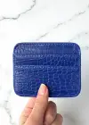 Lacivert Renk Çift Taraflı Kartlık