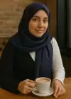 Lacivert Renk Tafta Şal