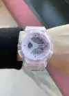 Lila Renk Silikon Kordonlu Kadın Saat