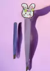 Lila Renk Tavşan Figürlü 2li Cımbız Set