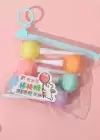 Lolipop Figürlü 6lı Fosforlu Kalem Set