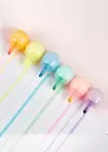Lolipop Figürlü 6lı Fosforlu Kalem Set