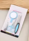 Mavi Renk 5 Parça Manikür/ Pedikür Törpü Set