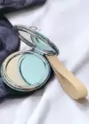 Mavi Renk Deniz Yıldızı Figürlü Cep Aynası/ Anahtarlık