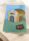 Mavi Renk Karışık Figürlü Masa Aynası