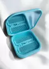Mavi Renk Karışık Figürlü Tarak / Masa Aynası Set