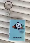 Mavi Renk Panda Figürlü Defter Anahtarlık