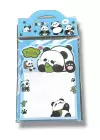 Mavi Renk Panda Figürlü Yapışkanlı Not Kağıdı