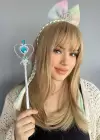 Mavi Renk Taç Asa Frozen Elsa Set