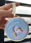 Mavi Renk Unicorn Figürlü Cüzdan/Anahtarlık