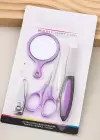 Mor Renk 5 Parça Manikür/ Pedikür Törpü Set