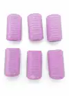 Mor Renk 6lı Küçük Boy Bigudi Set