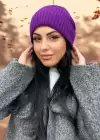 Mor Renk Bere/ Şapka