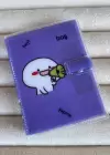 Mor Renk Boş Yapma Yazılı Mini Defter