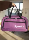 Mor Renk Büyük Boy El Çantası/ Seyahat Çantası