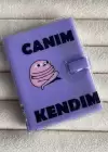 Mor Renk Canım Kendim Yazılı Mini Defter