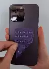 Mor Renk Çift Taraflı Silikon Vantuzlu Telefon Tutucu