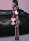 Mor Renk Karışık Figürlü Çanta Charm/ Anahtarlık