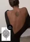 Motif Figürlü 12 Saat Sonra Kararan Geçici Dövme Tattoo