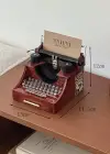 Nostaljik Tasarım Daktilo Hareketli Müzik Kutusu