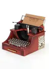 Nostaljik Tasarım Daktilo Hareketli Müzik Kutusu