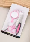 Pembe Renk 5 Parça Manikür/ Pedikür Törpü Set