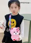 Pembe Renk Ayıcık Figürlü Çocuk Pop-İt Çanta