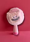 Pembe Renk Canavar Figürlü Peluş El Aynası