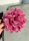 Pembe Renk Çiçek Figürlü Sim Detaylı Mandal Toka