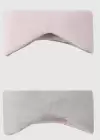 Pembe Renk Çıtçıtlı Uyku Bandı