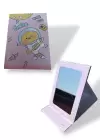 Pembe Renk Civciv Figürlü Smile Yazılı Masa Aynası