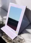 Pembe Renk Civciv Figürlü Smile Yazılı Masa Aynası