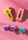 Pembe Renk Çocuk Toka Set