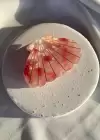 Pembe Renk Deniz Kabuğu Figürlü Mandal Toka